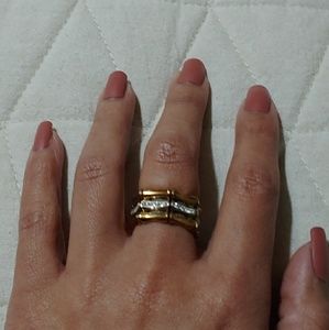 SS stretch bamboo ring